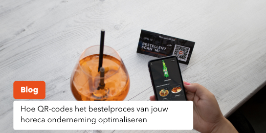 mpluskassa, qr code voor bestellen in de horeca