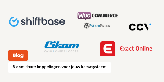 mpluskassa, belangrijke koppelingen kassasysteem