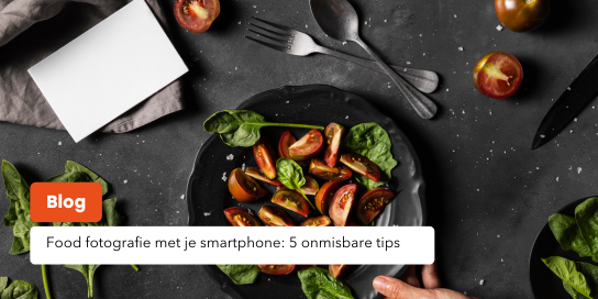 mpluskassa, food fotografie met telefoon