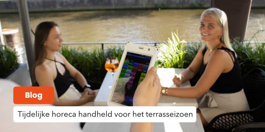 mpluskassa, tijdelijke handheld terrasseizoen zomer